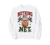 Nothing But Net Basketball Christmas Sweatshirt