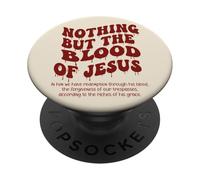 Nothing But The Blood of Jésus PopSockets PopGrip Adhésif