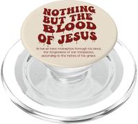 Nothing But The Blood of Jésus PopSockets PopGrip pour MagSafe