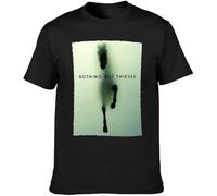 Nothing But Thieves Black Unisex Men's Tee Manches Courtes(Small)