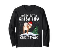 Nothing Butt A Shiba Inu Dog Christmas Funny Xmas Manche Longue