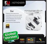 Nothing Ear 45dB Cancelation active du bruit ANC Pilote 11 mm Audio haute résolution 24 bits avec LDAC et LHDC Jusqu'à 40,5 heures d'écoute Black