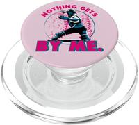 Nothing Gets by Me Sweat à Capuche Softball Catcher PopSockets PopGrip pour MagSafe