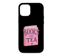 Nothing is Better Than Books and Tea Cute Cozy Vibe Coque pour iPhone 12/12 Pro
