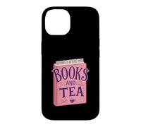 Nothing is Better Than Books and Tea Cute Cozy Vibe Coque pour iPhone 14