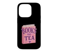 Nothing is Better Than Books and Tea Cute Cozy Vibe Coque pour iPhone 14 Pro