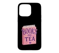 Nothing is Better Than Books and Tea Cute Cozy Vibe Coque pour iPhone 15 Pro Max