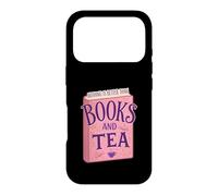 Nothing is Better Than Books and Tea Cute Cozy Vibe Coque pour iPhone 17 Pro