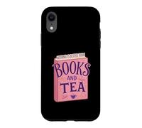Nothing is Better Than Books and Tea Cute Cozy Vibe Coque pour iPhone XR