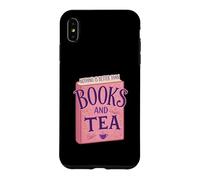 Nothing is Better Than Books and Tea Cute Cozy Vibe Coque pour iPhone XS Max