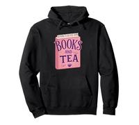 Nothing is Better Than Books and Tea Cute Cozy Vibe Sweat à Capuche