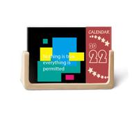 Nothing Is True Everything Is Pertted Calendrier de bureau 2022 12 mois