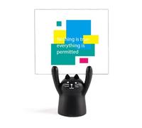Nothing is True Everything is Pertted Support pour mémo Motif chat Noir