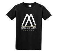 Nothing More 'Album Logo ' T-Shirt Graphic Printed Funny Tee for Men Black XL