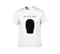 Nothing More Skull Men's T-Shirt Unisex White Men Tees L