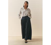 Nothing Ordinary Nothing Ordinary Black Pleat Front Tailored Trousers With Wool