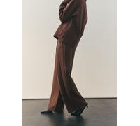 Nothing Ordinary Nothing Ordinary Chocolate Brown Luxe Wide Leg Trousers