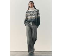 Nothing Ordinary Nothing Ordinary Grey Faux Leather Wide Leg Trousers