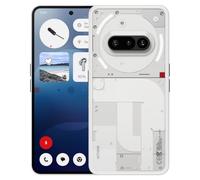 Nothing Phone (3a) 256 GB - Handy mit Essential Space, 50-MP-Hauptkamera, 32-MP-Frontkamera, 30-facher Ultra-Zoom, 12 GB RAM, Langer Akkulaufzeit und 6,77 Zoll Flexibles FHD+ AMOLED-Display - Weiß