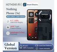 Nothing Phone (3a) 5G, 50 MP CAMÉRA, Appareil Photo Frontal 32 MP, Ultra Zoom x30, Charge Rapide 50W, 6,77" FHD+ Flexible AMOLED noir