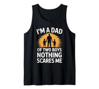 Nothing Scares Me I'm A Dad of Two Boys Débardeur