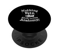 Nothing Vein About Loving Anatomy Dissecteur anatomiste drôle PopSockets PopGrip Adhésif