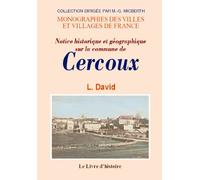 Notice historique et géographique sur la commune de Cercoux