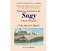 Notice sur la commune de Sagy - canton de Beaurepaire