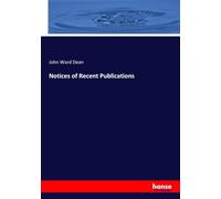 Notices of Recent Publications