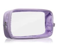 Notino Travel Collection Large Clear Organizer trousse de toilette transparente L Purple 1 pcs