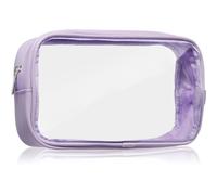Notino Travel Collection Medium Clear Organizer trousse de toilette transparente M Purple 24x12,5x5 cm 1 pcs