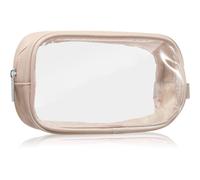 Notino Travel Collection Small Clear Organizer trousse de toilette transparente transparent S Beige 20x10x5 cm 1 pcs