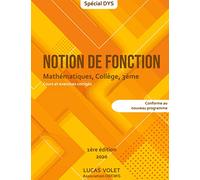 Notion de fonction: Mathématiques, collège, 3ème