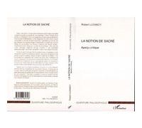 La notion de sacré : Aperçu critique