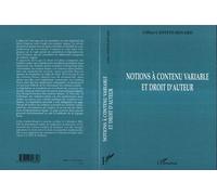Notions À Contenu Variablre Et Droit D'auteur