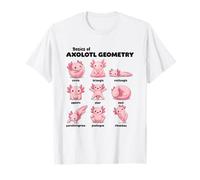 Notions De Base sur La Géométrie des Axolotls Enseignant De T-Shirt