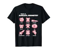 Notions De Base sur La Géométrie des Axolotls Enseignant De T-Shirt