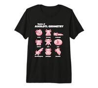 Notions De Base sur La Géométrie des Axolotls Enseignant De T-Shirt Haut de Gamme