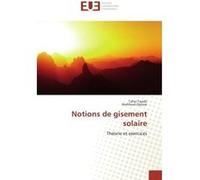 Notions de gisement solaire Collectif (Auteur)