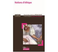 Notions d'éthique - Collectif - Gallimard - Poche - Essai