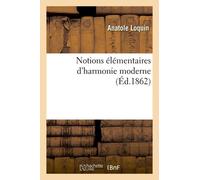 Notions Élémentaires D'harmonie Moderne