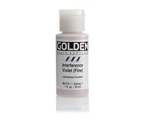 Notions - In Network Pro-Art-Bilderpalette Doré Fluide Peinture Acrylique 1 oz -Interference Violet Fine