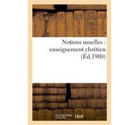Notions usuelles : enseignement chrétien