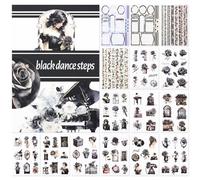 NOTIONSLAND 20 feuilles d'autocollants pour livre de scrapbooking, plus de 100 autocollants pour journaling pour fournitures de scrapbooking, autocollants vintage esthétiques en PET pour scrapbooking