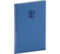 NOTIQUE Agenda 2026 environ A5 (15x21 cm), Calendrier hebdomadaire & Calendrier de livre avec couverture rigide, marque-page en tissu & anneau pour stylo, Surface de papier écologique durable (Essenza