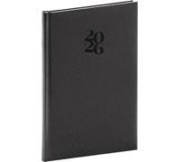 NOTIQUE Agenda 2026 environ A5 (15x21 cm), Calendrier hebdomadaire et calendrier de livre avec couverture rigide, marque-page en tissu et anneau pour stylo, Surface de papier écologique durable