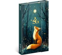 NOTIQUE Agenda de Poche 2026 Format A5 - Planificateur Hebdomadaire Premium avec Fermeture Magnétique, 144 Pages de Calendrier, Agenda Livre avec Vue Mensuelle, Planificateur (Renard)