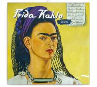 NOTIQUE Calendrier mural 2026 Frida Kahlo Calendrier brochure avec calendrier mensuel 30 x 30 cm (30 x 60 cm ouvert)