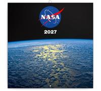 NOTIQUE Calendrier mural 2027 - 30 x 30 cm - Calendrier spatial - NASA | Calendrier d'images de la NASA et calendrier spatial avec photos spectaculaires de tout le monde - Décoration murale et idée