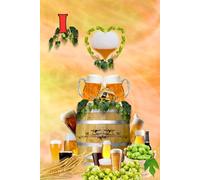 Notizbuch I Love Bier Bockbier Weißbier Pils Liebhaber Geschenkidee für Hobbybrauer Erinnerung an eine Bierverkostung Brauerei Bierfeste Biergarten ... Märzen Braumeister Bierliebhaber 04D20